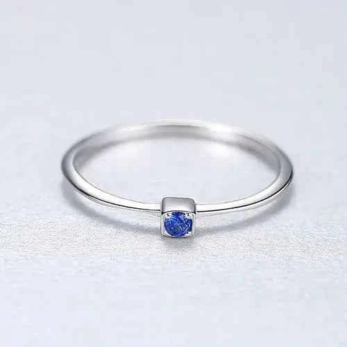 PAG & MAG - Bague en argent regardé 925 pour femme, émeraude créée, bague empilable, pierre précieuse verte, 193.as de plMi925 - Harmonie