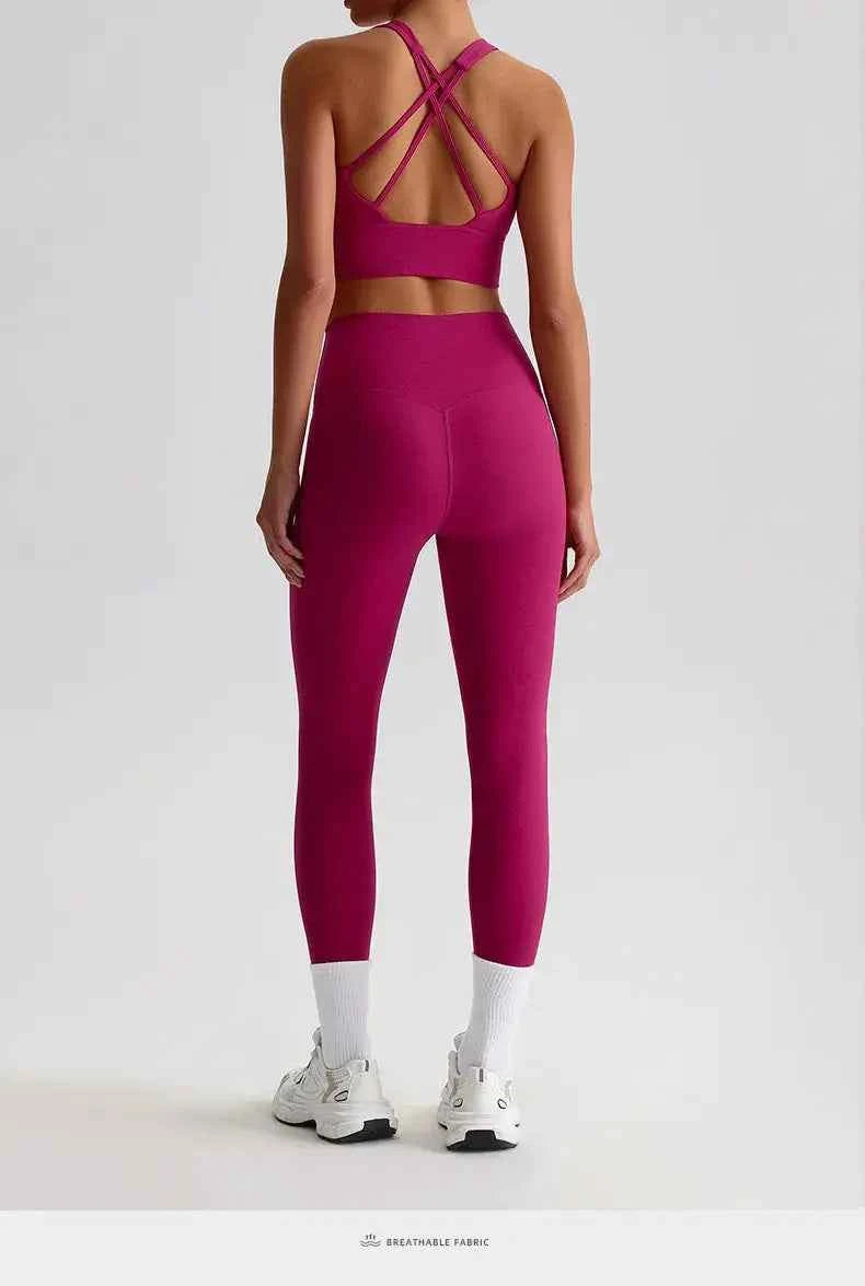 Ensemble Yoga Femme 2 Pièces-Brassière + Legging