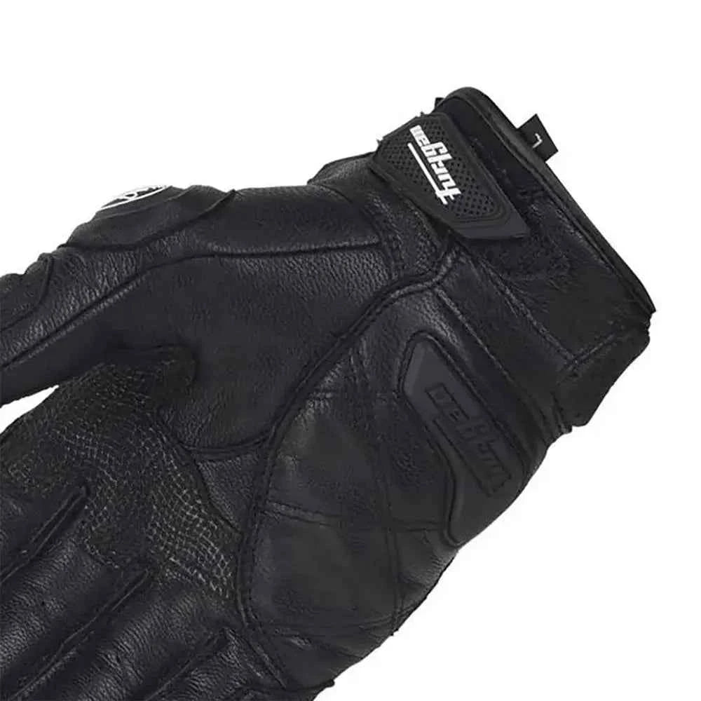 Gants de moto en cuir véritable pour hommes, équipement de protection, moto de course, haute qualité, Luva - Harmonie