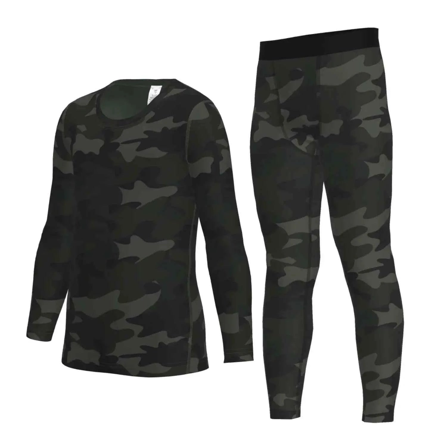 Combinaison de sport d'hiver pour enfants, sous - vêtements thermiques à séchage rapide, vêtements de Compression pour garçons et filles, pour basket - ball et Football - Harmonie