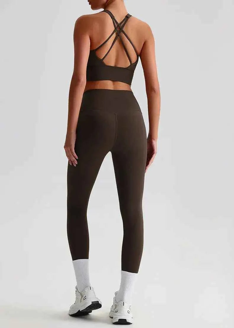 Ensemble Yoga Femme 2 Pièces-Brassière + Legging