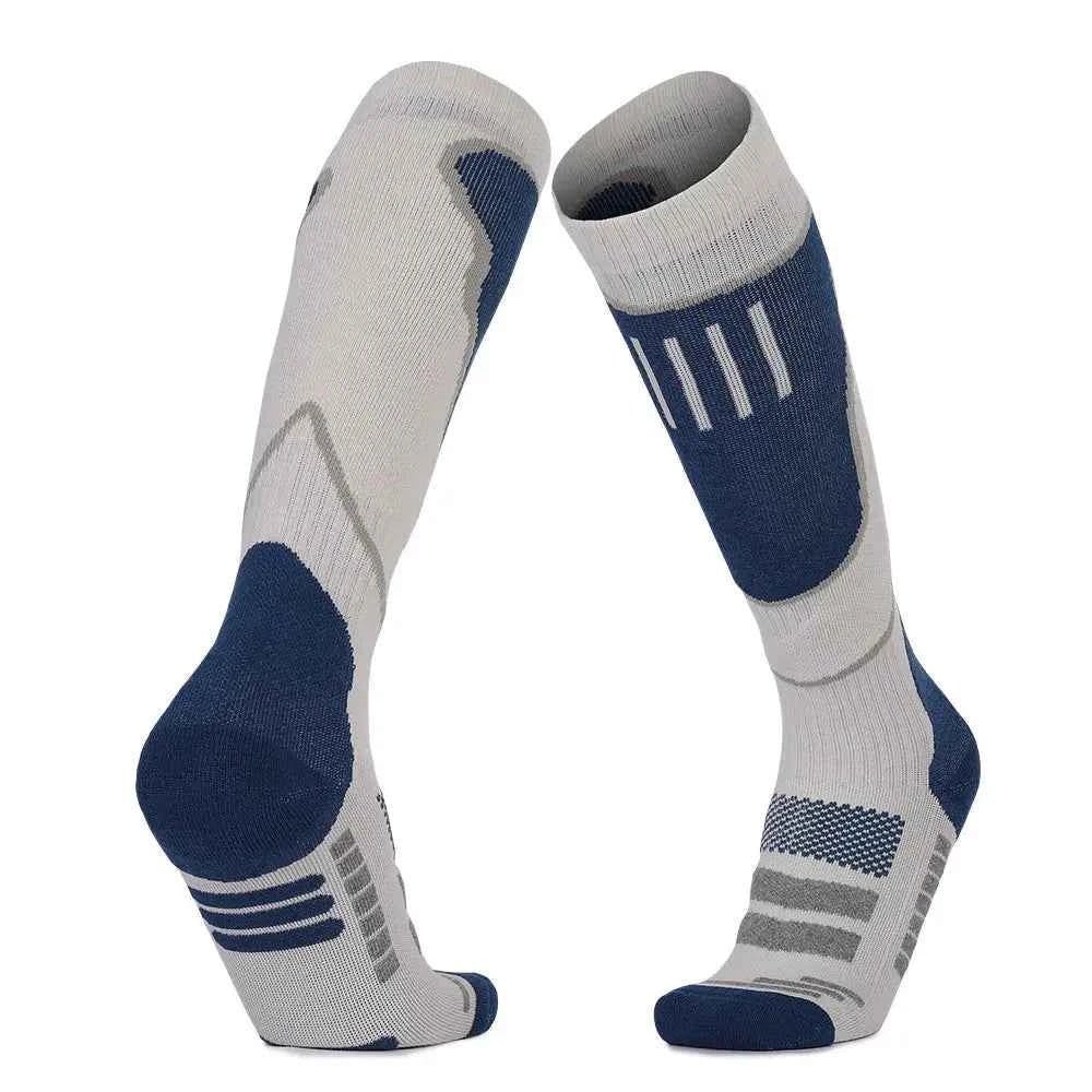 YANBIGUO 2 paires de chaussettes de Ski en laine, chaussettes chaudes thermiques jusqu'aux genoux pour temps froid pour le snowboard, la neige, l'hiver, la chasse - Harmonie