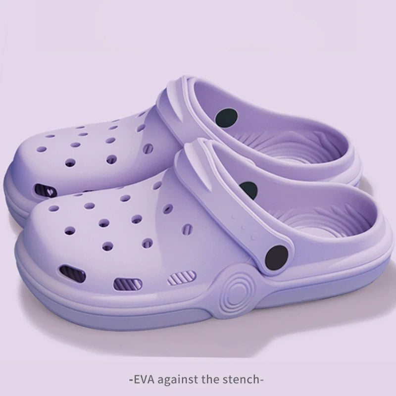 Dongdong chaussures femmes nouveau à la mode été semelle épaisse augmenter anti-dérapant mode travail plage Baotou sandales glissantes Harmonie Harmonie