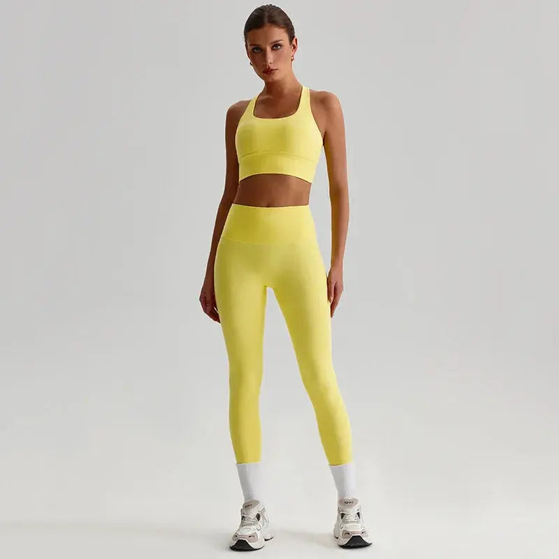Ensemble Yoga Femme 2 Pièces - Brassière + Legging Harmonie