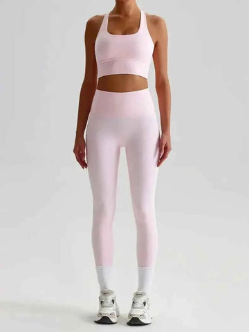 Ensemble Yoga Femme 4 Pièces ZiaWorld - Veste Zippée, Soutien-gorge Sport, Legging, Short - Taille Haute