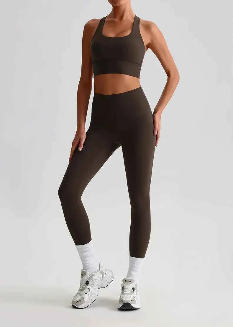 Ensemble Yoga Femme 2 Pièces-Brassière + Legging