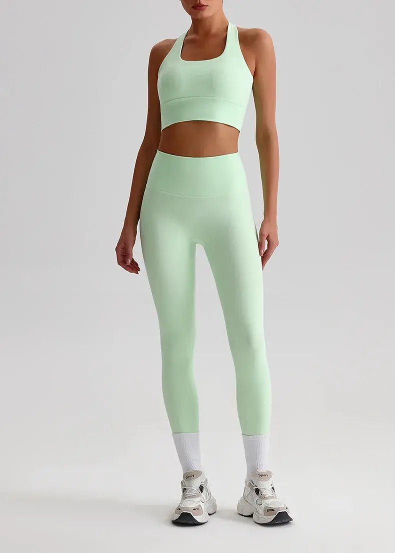 Ensemble Yoga Femme 2 Pièces - Brassière + Legging - Harmonie