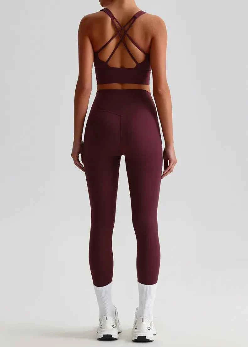 Ensemble Yoga Femme 2 Pièces-Brassière + Legging
