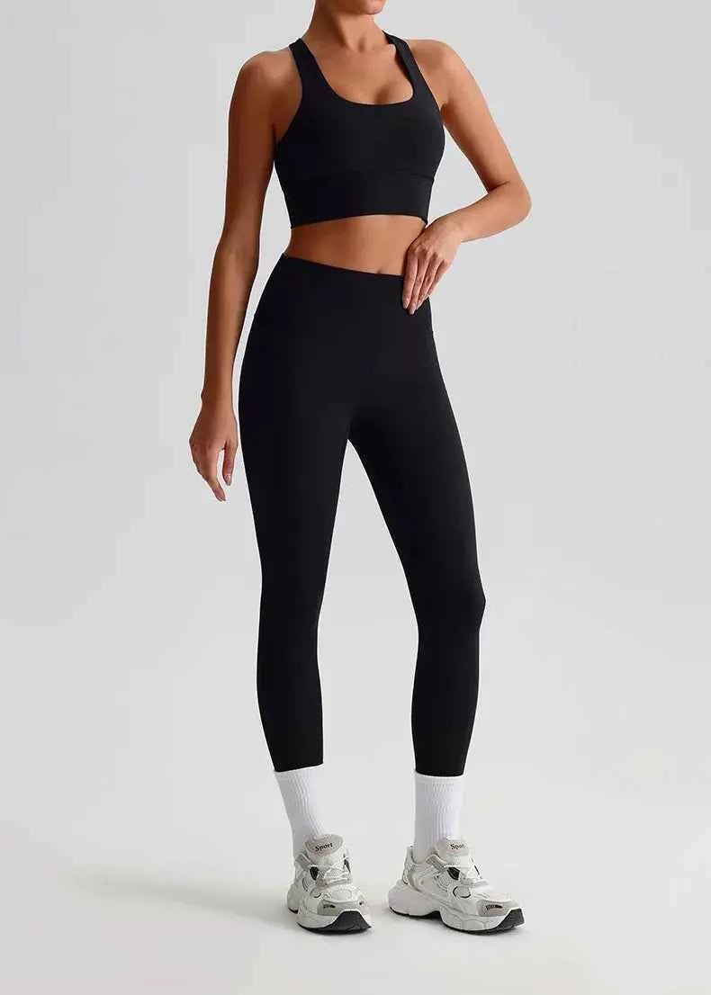 Ensemble Yoga Femme 2 Pièces - Brassière + Legging - Harmonie