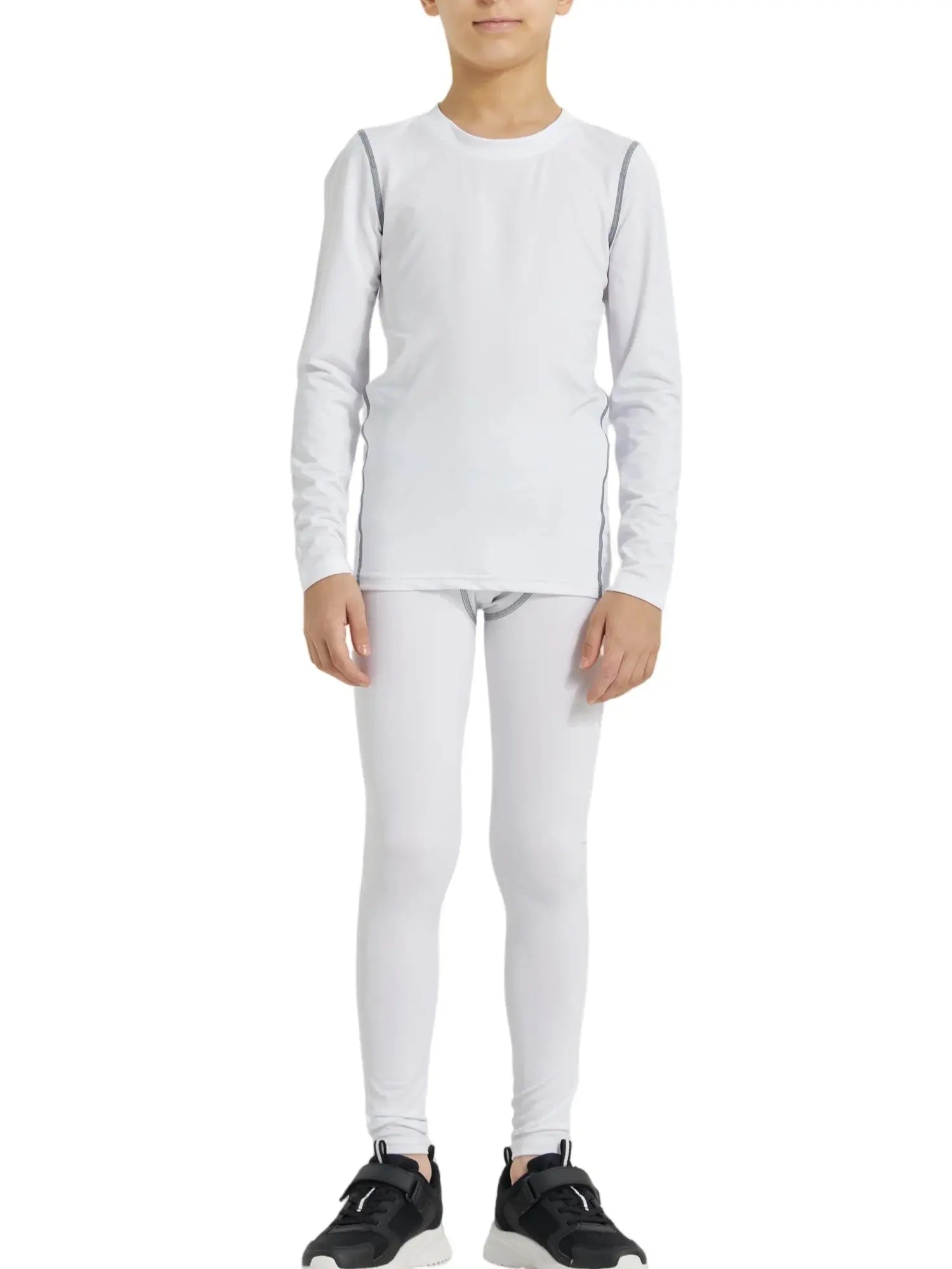 Combinaison de sport d'hiver pour enfants, sous - vêtements thermiques à séchage rapide, vêtements de Compression pour garçons et filles, pour basket - ball et Football - Harmonie