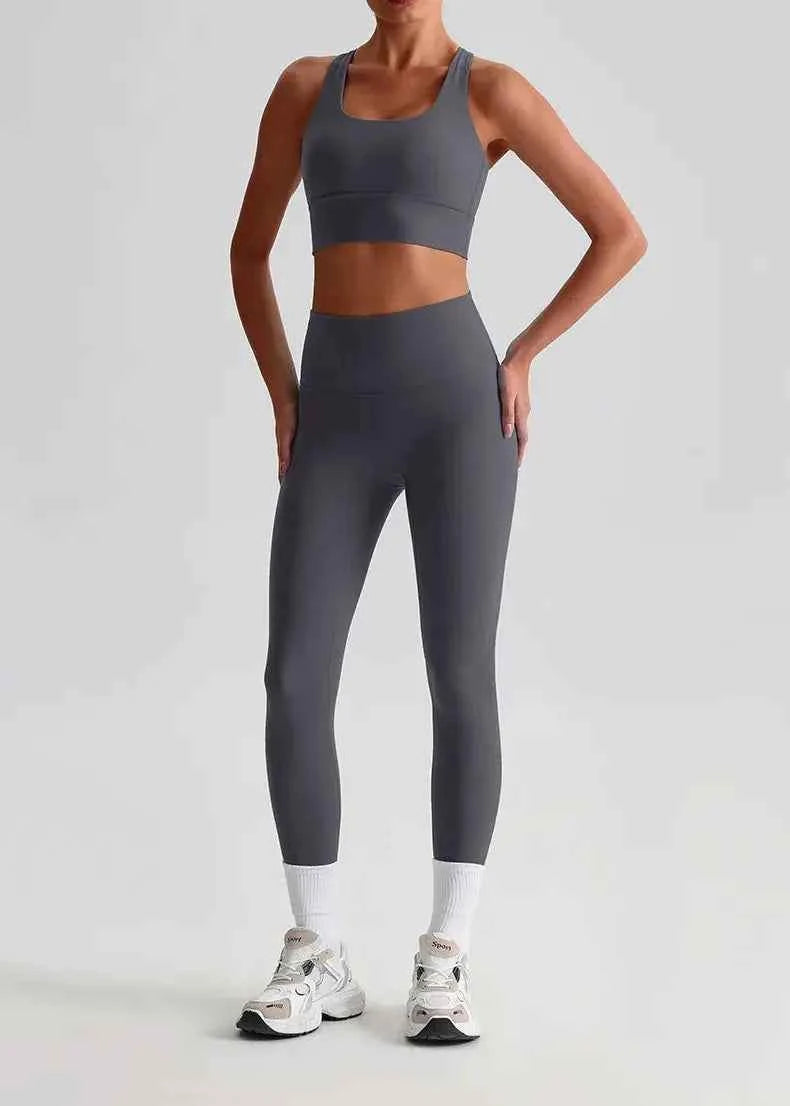 Ensemble Yoga Femme 2 Pièces-Brassière + Legging