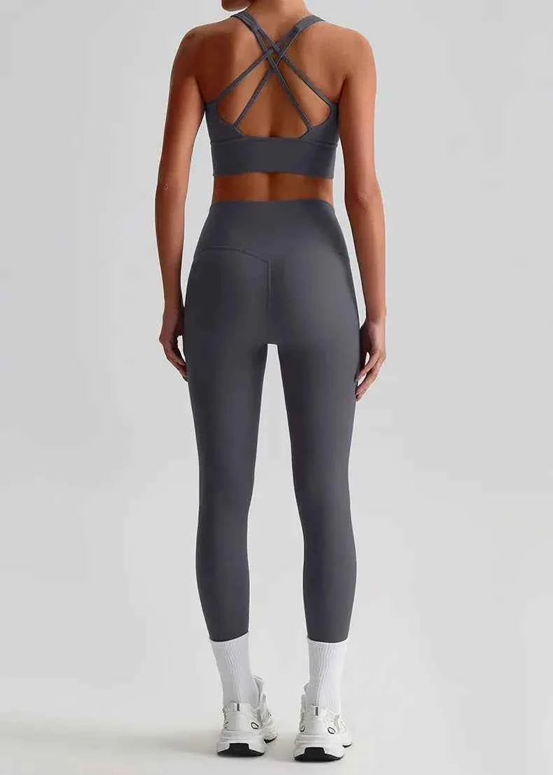 Ensemble Yoga Femme 2 Pièces-Brassière + Legging