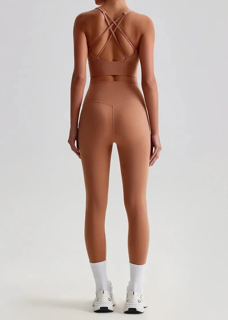 Ensemble Yoga Femme 2 Pièces - Brassière + Legging - Harmonie