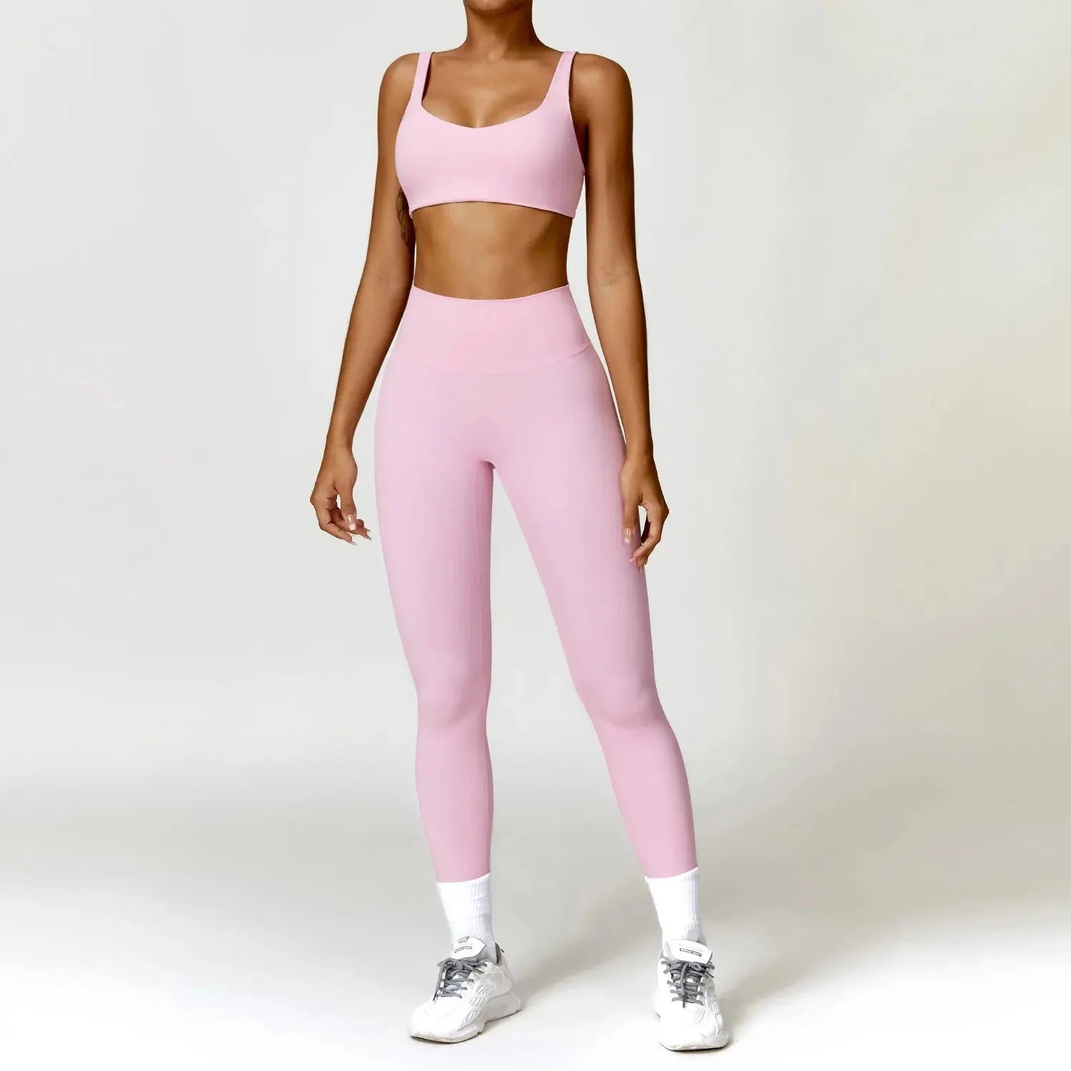 Ensemble 2piece pour femme fitness legging manche longue/soutient gorge Harmonie
