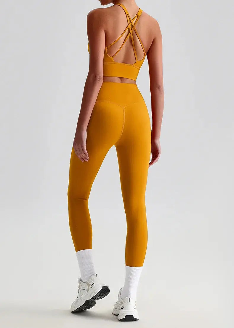 Ensemble Yoga Femme 2 Pièces - Brassière + Legging Harmonie