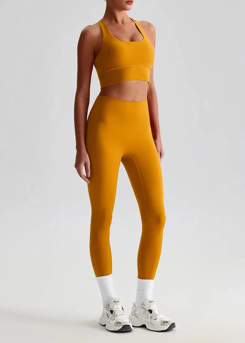 Ensemble Yoga Femme 2 Pièces - Brassière + Legging Harmonie