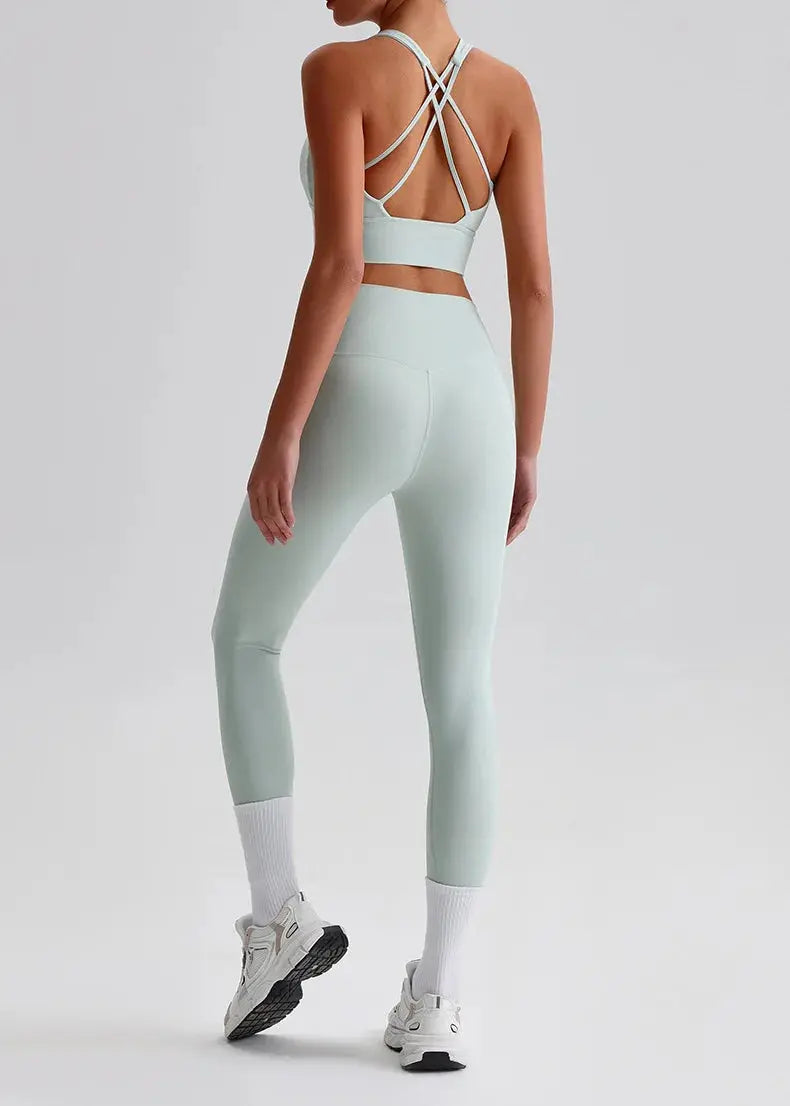 Ensemble Yoga Femme 2 Pièces - Brassière + Legging Harmonie