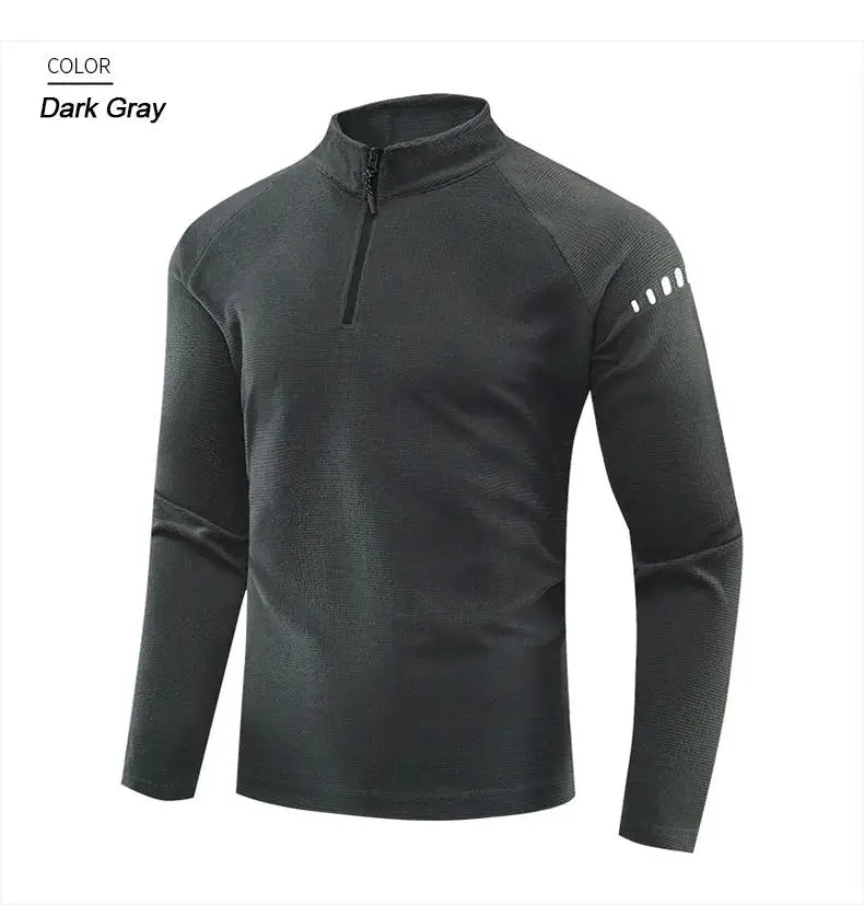T-shirt réfléchissant à manches longues pour hommes, vêtements de sport, manteau noir respirant, pour gymnastique, Jogging, Fitness, printemps et automne Harmonie