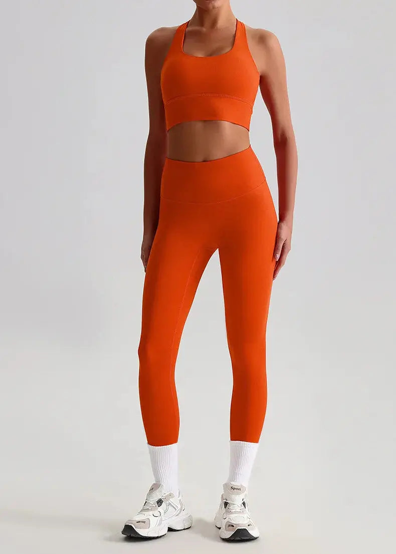 Ensemble Yoga Femme 2 Pièces - Brassière + Legging Harmonie