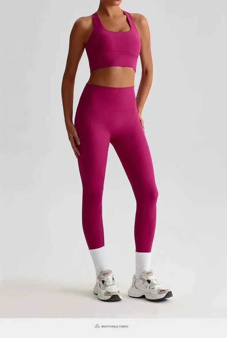 Ensemble Yoga Femme 2 Pièces-Brassière + Legging