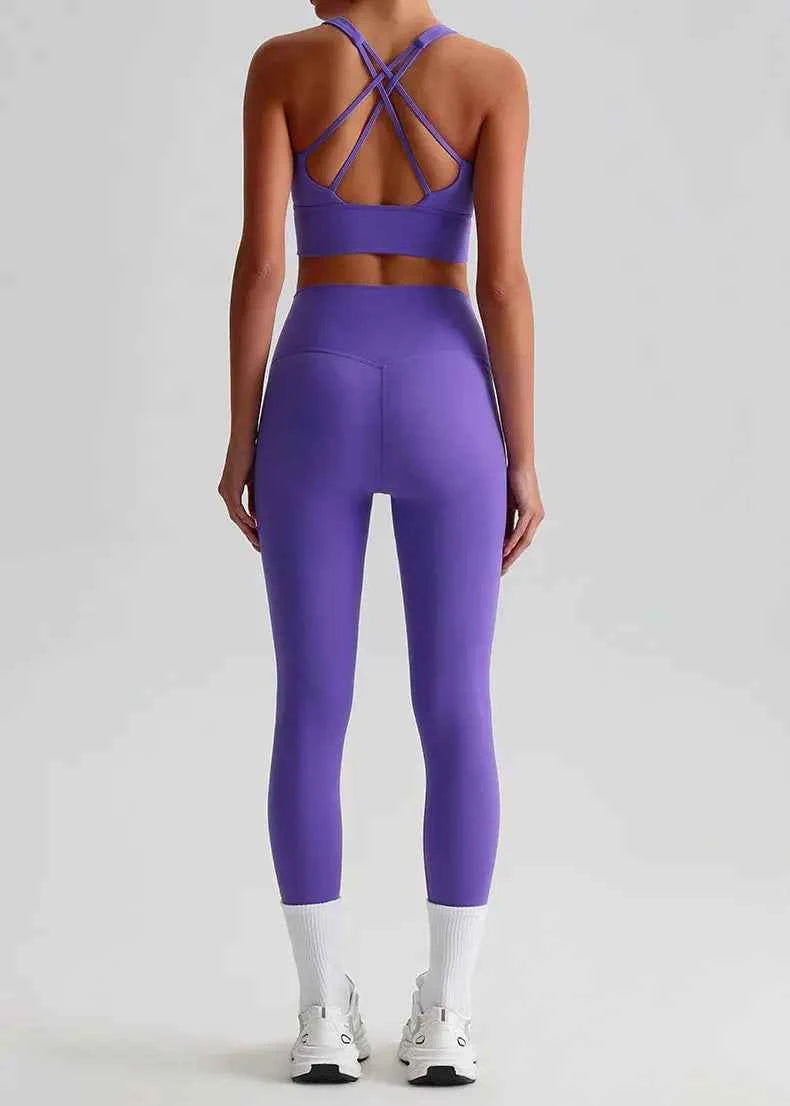 Ensemble Yoga Femme 2 Pièces-Brassière + Legging