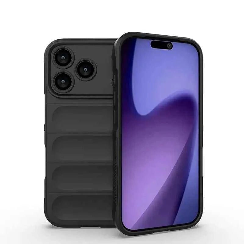 Coque de protection en silicone liquide, étui souple antichoc pour iPhone 17 Air 16E 16 15 14 13 12 11 Pro Max Plus - Harmonie