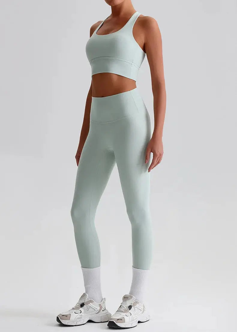 Ensemble Yoga Femme 2 Pièces - Brassière + Legging Harmonie