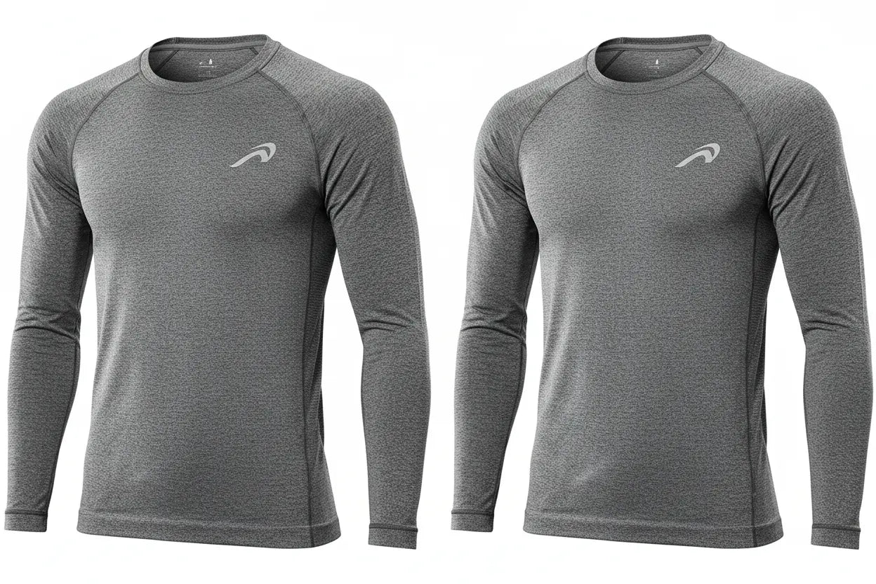 T-Shirt Manches Longues Sport Homme - Respirant & Réfléchissant Harmonie Harmonie